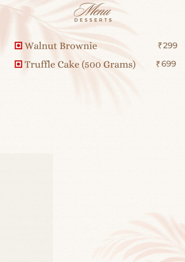 Beige and Brown Neutral Creamy Floral Coffee Shop Menu