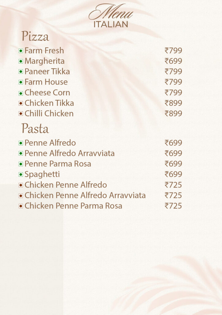 Italian Food Restaurant in Indirapuram