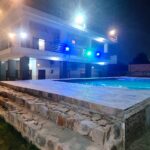 Couple celebrating under the stars at Garden of 7 Senses