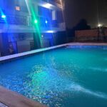 Luxury dining experience surrounded by greenery and music