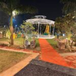 Luxury banquet setup for wedding reception at Garden of 7 Senses